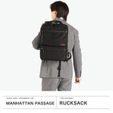 【正規取扱店】マンハッタンパッセージ ビジネスバッグ メンズ レディース A4 B4 MANHATTAN PASSAGE バックパック ビジネスリュック 営業 自立 ナイロン ブランド 2層 19L 通勤用 #9050 マルチポケット ビジネス リュック 9050