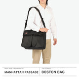 【正規取扱店】 マンハッタンパッセージ ボストンバッグ 旅行 メンズ レディース 軽量 MANHATTAN PASSAGE ブランド 2～3泊 A4 B4 24/26L 2WAY ビジネス/トラベル/アドベンチャーギア スタイリッシュトラベラー スタンレイ 2340