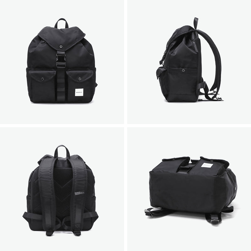 【正規品1年保証】 マキャベリック リュック メンズ レディース 大容量 通学 MAKAVELIC バックパック リュックサック 軽量 A4 ナイロン 通勤 12L 撥水 PC 学生 SIERRA Grace Double Pocket 2 Backpack 3125-10103