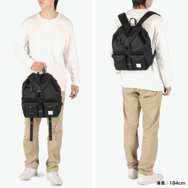 【正規品1年保証】 マキャベリック リュック メンズ レディース 大容量 通学 MAKAVELIC バックパック リュックサック 軽量 A4 ナイロン 通勤 12L 撥水 PC 学生 SIERRA Grace Double Pocket 2 Backpack 3125-10103