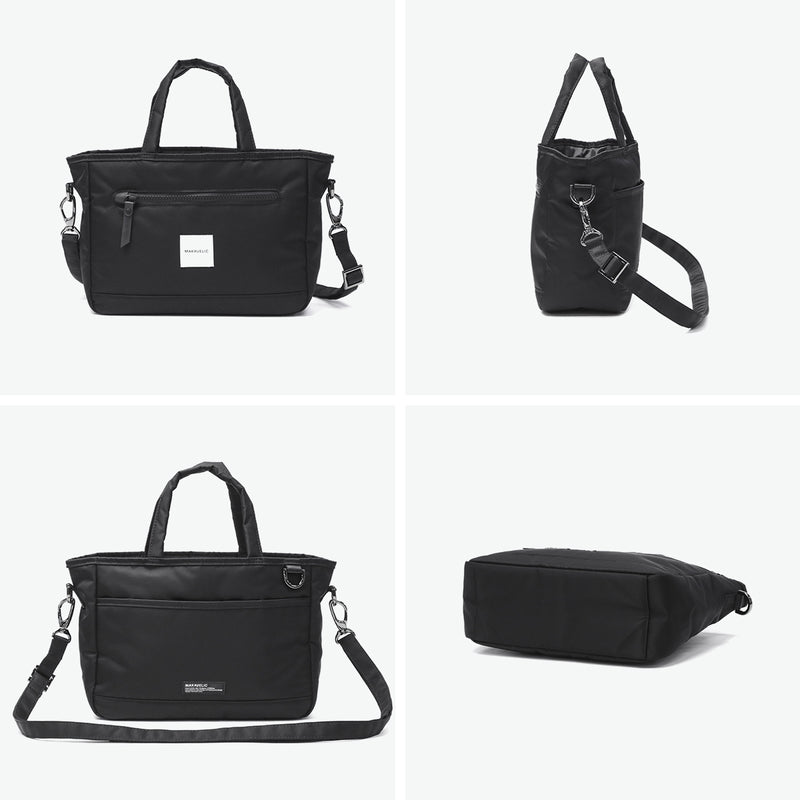 【正規品1年保証】 マキャベリック トートバッグ メンズ レディース 小さめ MAKAVELIC 2WAY ショルダー バッグ 軽量 ナイロン B5 4L ミニ 撥水 斜めがけ SIERRA Grace 2way Bottle Walking Mini Tote 3125-10203