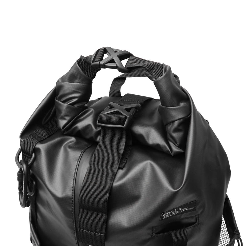 【正規品1年保証】 マキャベリック リュック メンズ レディース 大容量 通学 通勤 MAKAVELIC リュックサック バックパック 大きめ PC おしゃれ A4 B4 18L 撥水 RICO UNIT ROLL TOP MOUNTAIN BACKPACK 3125-10106