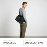 【正規品1年保証】 マキャベリック ショルダーバッグ メンズ レディース 斜めがけバッグ MAKAVELIC メッセンジャーバッグ 大きめ おしゃれ A4 撥水 RICO UNIT 2WAY ROLL TOP MESSENGER BAG 3125-10504