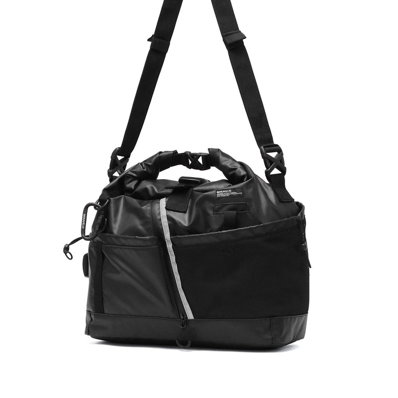 【正規品1年保証】 マキャベリック ショルダーバッグ メンズ レディース 斜めがけバッグ MAKAVELIC メッセンジャーバッグ 大きめ おしゃれ A4 撥水 RICO UNIT 2WAY ROLL TOP MESSENGER BAG 3125-10504