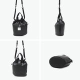 【正規品1年保証】 マキャベリック ショルダーバッグ メンズ レディース 斜めがけバッグ MAKAVELIC 斜め掛け ブランド 大人 2WAY 小さめ 巾着 巾着バッグ 撥水 おしゃれ RICO BLEST MID SHOULDER BAG 3125-10506