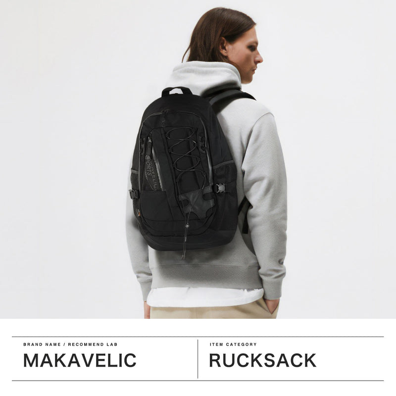 【正規品1年保証】 マキャベリック リュック メンズ レディース 軽量 通学 MAKAVELIC リュックサック バックパック おしゃれ カジュアル 大人 撥水 防水 PC 14インチ A4 16L SQUAD STRIKE DAYPACK 3125-10109