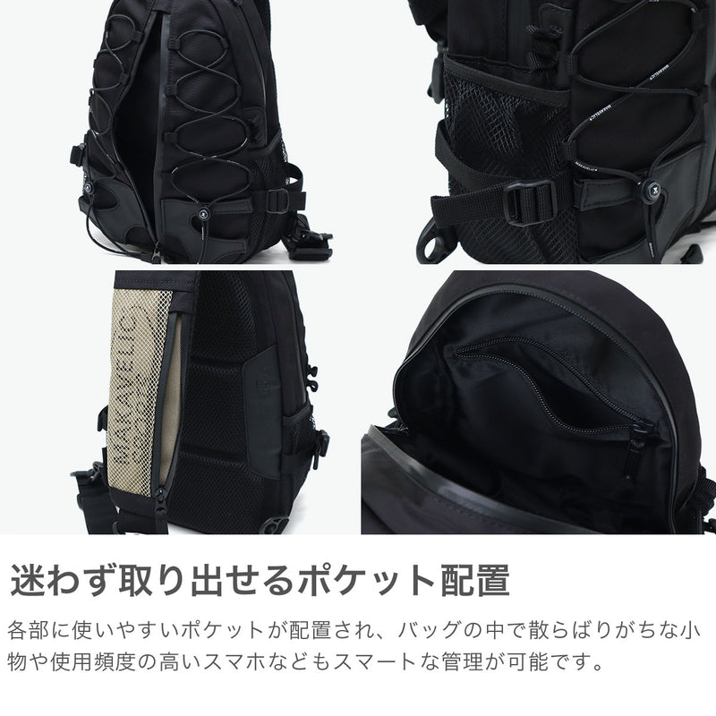 【正規品1年保証】 マキャベリック ボディバッグ メンズ レディース 軽量 MAKAVELIC ブランド かっこいい カジュアル 斜めがけ ショルダー バッグ 撥水 防水 黒 A5 SQUAD COCOON 5 BODY BAG 3125-10305