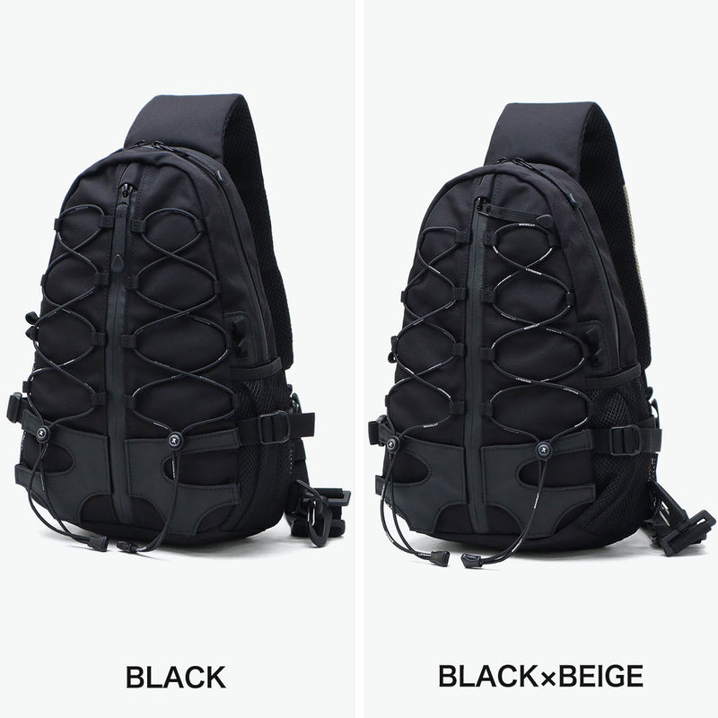 【正規品1年保証】 マキャベリック ボディバッグ メンズ レディース 軽量 MAKAVELIC ブランド かっこいい カジュアル 斜めがけ ショルダー バッグ 撥水 防水 黒 A5 SQUAD COCOON 5 BODY BAG 3125-10305