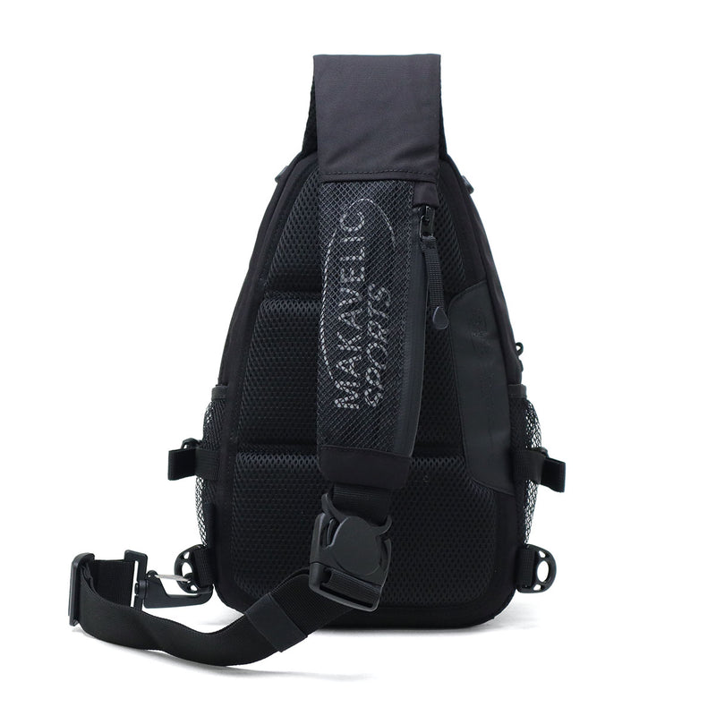 【正規品1年保証】 マキャベリック ボディバッグ メンズ レディース 軽量 MAKAVELIC ブランド かっこいい カジュアル 斜めがけ ショルダー バッグ 撥水 防水 黒 A5 SQUAD COCOON 5 BODY BAG 3125-10305