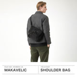【正規品1年保証】 マキャベリック ショルダーバッグ メンズ レディース 軽量 斜めがけバッグ 小さめ MAKAVELIC ブランド かっこいい シンプル 斜めがけ 撥水 防水 黒 A5 SQUAD SUPPLY SHOULDER BAG 3125-10511