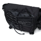 【正規品1年保証】 マキャベリック ショルダーバッグ メンズ レディース 軽量 斜めがけバッグ 小さめ MAKAVELIC ブランド かっこいい シンプル 斜めがけ 撥水 防水 黒 A5 SQUAD SUPPLY SHOULDER BAG 3125-10511