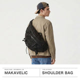【正規品1年保証】 マキャベリック メッセンジャーバッグ メンズ レディース 大きめ ブランド 防水 MAKAVELIC ショルダーバッグ 斜めがけ 撥水 黒 PC 14インチ A4 SQUAD DELTA MESSENGER BAG 3125-10512