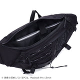 【正規品1年保証】 マキャベリック メッセンジャーバッグ メンズ レディース 大きめ ブランド 防水 MAKAVELIC ショルダーバッグ 斜めがけ 撥水 黒 PC 14インチ A4 SQUAD DELTA MESSENGER BAG 3125-10512