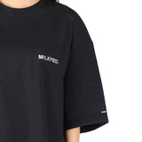 ミルクフェド Tシャツ レディース MILKFED. ビッグシルエット ラッシュガード ポケT ポケット付き 水陸両用 Ocean Pacific コラボ ロゴ バックプリント MILKFED. ×OP RASH GUARD POCKET TEE 103252011008