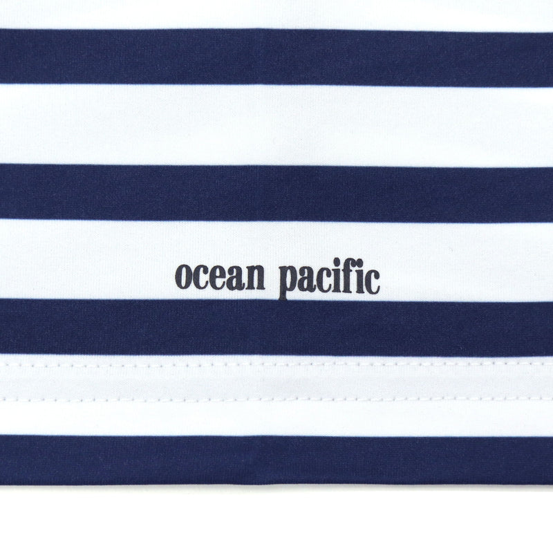 ミルクフェド Tシャツ レディース MILKFED. ビッグシルエット ラッシュガード ポケT ポケット付き 水陸両用 Ocean Pacific コラボ ロゴ バックプリント MILKFED. ×OP RASH GUARD POCKET TEE 103252011008