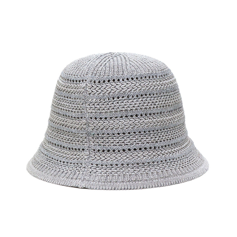 ミルクフェド ハット レディース MILKFED. 帽子 夏 バケットハット ロゴ 刺繍 シンプル ニット おしゃれ 透かし編み 深め ファッション小物 ブランド LOGO EMBROIDERY KNIT HAT 103252051009