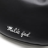 ミルクフェド ハンドバッグ レディース 小さめ MILKFED. バッグ 軽量 軽い ファスナー おしゃれ かわいい ラウンド型 肩掛け コンパクト トートバッグ ワンハンドル HEART CHARM ONE HANDLE BAG 103252053002