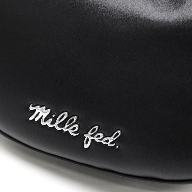 ミルクフェド ハンドバッグ レディース 小さめ MILKFED. バッグ 軽量 軽い ファスナー おしゃれ かわいい ラウンド型 肩掛け コンパクト トートバッグ ワンハンドル HEART CHARM ONE HANDLE BAG 103252053002