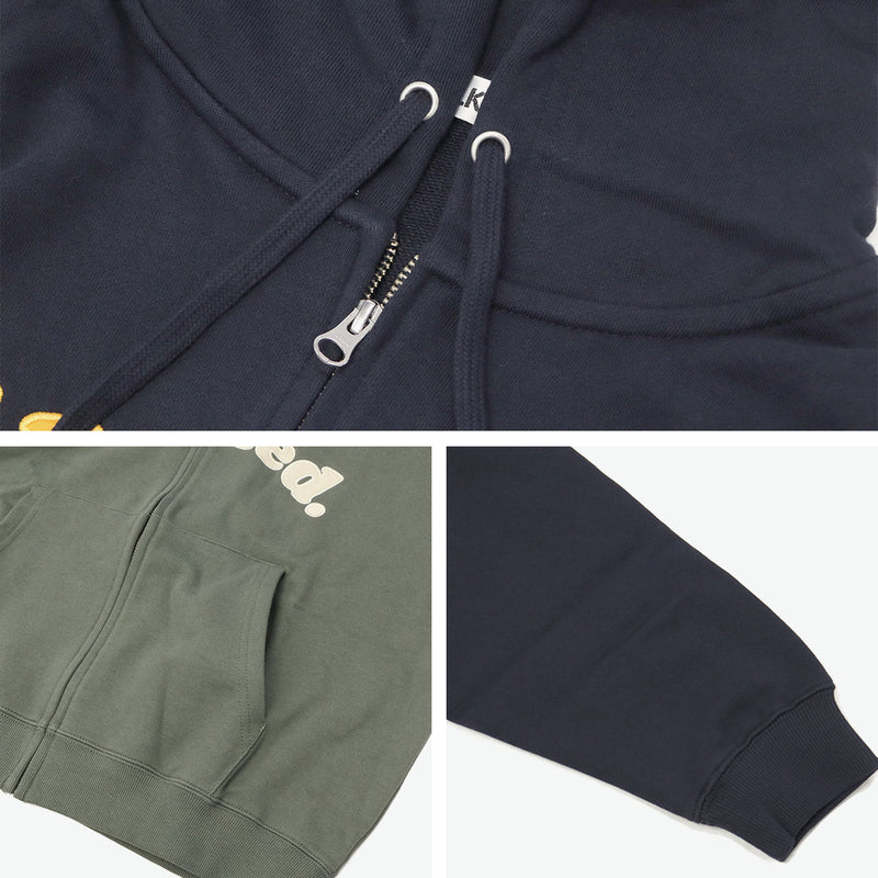 ミルクフェド パーカー レディース 大きいサイズ ジップ MILKFED. アウター 秋 冬 おしゃれ 女子 かわいい ロゴ ファスナー ジップパーカー ブランド フーディー ARCH COOPER LOGO ZIP UP HOODIE 103253012001