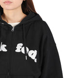 ミルクフェド パーカー レディース 大きいサイズ ジップ MILKFED. アウター 秋 冬 おしゃれ 女子 かわいい ロゴ ファスナー ジップパーカー ブランド フーディー ARCH COOPER LOGO ZIP UP HOODIE 103253012001