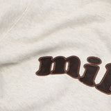 ミルクフェド パーカー レディース 大きいサイズ ジップ MILKFED. アウター 秋 冬 おしゃれ 女子 かわいい ロゴ ファスナー ジップパーカー ブランド フーディー ARCH COOPER LOGO ZIP UP HOODIE 103253012001