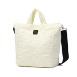 ミルクフェド ショルダーバッグ レディース MILKFED. 軽量 トート バッグ ショルダー 斜めがけ キルト ハート かわいい おしゃれ 学生 通勤 通学 2WAY A4 HEART QUILTED BAG 103254053001