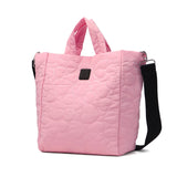 ミルクフェド ショルダーバッグ レディース MILKFED. 軽量 トート バッグ ショルダー 斜めがけ キルト ハート かわいい おしゃれ 学生 通勤 通学 2WAY A4 HEART QUILTED BAG 103254053001