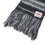 ミルクフェド マフラー レディース MILKFED. ブランド 大判 大きめ ボーダー ストライプ フリンジ カジュアル かわいい おしゃれ ふわふわ 防寒 起毛 軽い 女性 STRIPED FRINGE STOLE 103254054002