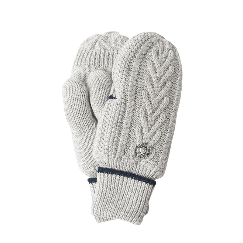 ミルクフェド 手袋 レディース 防寒 指なし MILKFED. かわいい ミトン ブランド 女性 ケーブル編み ハート グローブ 大人 人気 裏ボア フィンガーレス おしゃれ 2WAY HEART CABLE MITTENS 103254054004