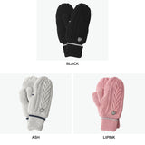 ミルクフェド 手袋 レディース 防寒 指なし MILKFED. かわいい ミトン ブランド 女性 ケーブル編み ハート グローブ 大人 人気 裏ボア フィンガーレス おしゃれ 2WAY HEART CABLE MITTENS 103254054004