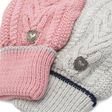 ミルクフェド 手袋 レディース 防寒 指なし MILKFED. かわいい ミトン ブランド 女性 ケーブル編み ハート グローブ 大人 人気 裏ボア フィンガーレス おしゃれ 2WAY HEART CABLE MITTENS 103254054004