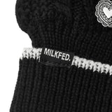 ミルクフェド 手袋 レディース 防寒 指なし MILKFED. かわいい ミトン ブランド 女性 ケーブル編み ハート グローブ 大人 人気 裏ボア フィンガーレス おしゃれ 2WAY HEART CABLE MITTENS 103254054004