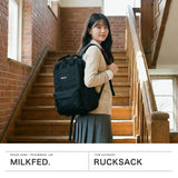 ミルクフェド リュック 通学 レディース MILKFED. バッグ 女子 高校生 中学生 大学生 軽量 軽い バックパック デイパック かわいい おしゃれ シンプル カジュアル 17L A4 BFF BACKPACK 103261053004