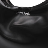 ミルクフェド ショルダーバッグ レディース ブランド MILKFED. バッグ 軽量 軽い ファスナー おしゃれ かわいい ミラー付き ラウンド型 肩掛け コンパクト ワンハンドル HEART MIRROR SHOULDER BAG 103262053004