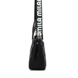 ミラ・ミラン トートバッグ ハンドバッグ メンズ レディース 2WAY mila milan ミニトート ブランド 小さめ 手持ち ショルダー ストラップ 自立 キャンバス ロゴ おしゃれ 小型 ミケーレ ミニトートバッグ 267521