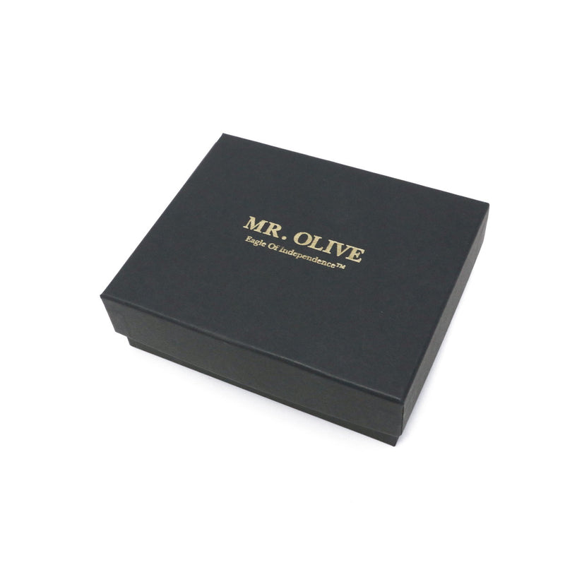 ミスターオリーブ イー.オー.アイ 三つ折り財布 メンズ レディース ブランド 本革 革 MR.OLIVE E.O.I 財布 三つ折り 三つ折 コンパクト 黒 ブラック 小銭入れあり 小銭入れ PUEBLO LEATHER COMPACT WALLET ME115P