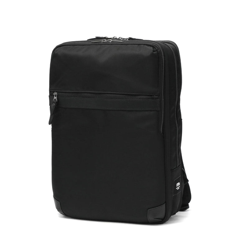 moustache on time business bag backpack for men A4 B4 muustache on time nylon brand 2-layer laptop PC 16 inch carry-on gusset expansion commuting commuting bag commuting backpack black BNO BNO-2871