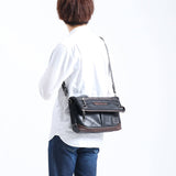 Mustash Shoulder Bag MOUSTACHE Shoulder YUQ Diagonal Bag 2WAY Clutch Bag A4 B5 Men VMR-5696