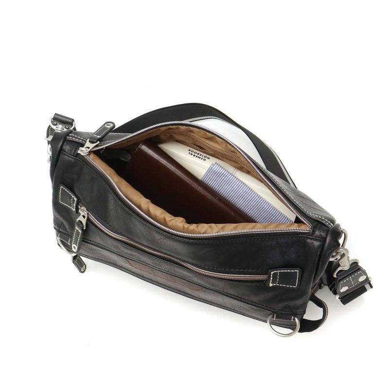 Mustash Shoulder Bag MOUSTACHE Shoulder YUQ Diagonal Bag 2WAY Clutch Bag A4 B5 Men VMR-5696