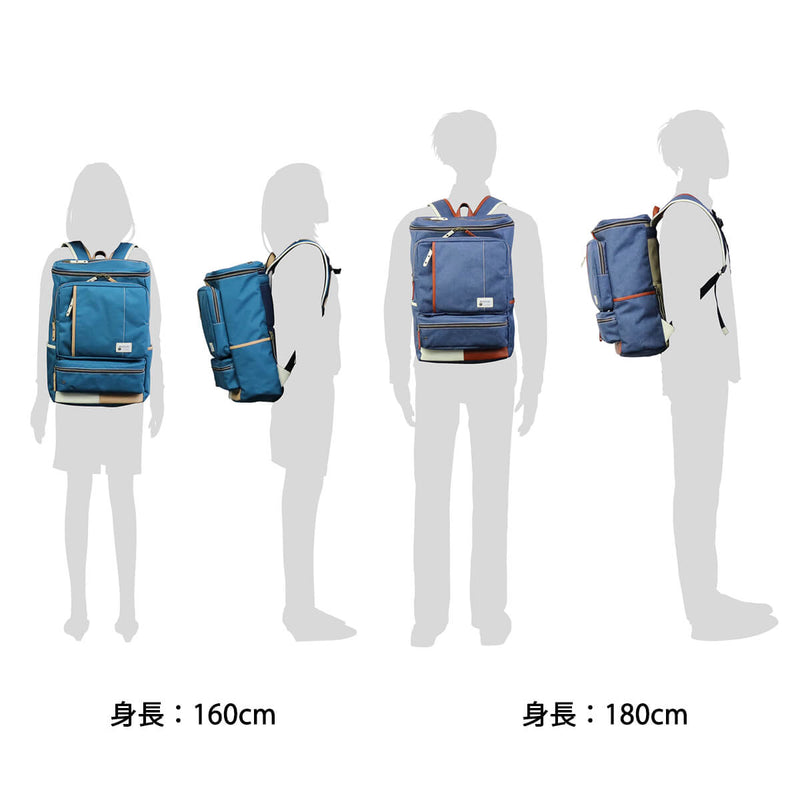 Mustash backpack MOUSTACHE Backpack A4 B4 Large-capacity PC storage commuting Men's Ladies YUQ-4775