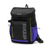 ムスタッシュ エヴァンゲリオン リュック MOUSTACHE レディース メンズ 大容量 通学 バッグ 軽量 大きめ ブランド スクールリュック A4 PC 14インチ マチ拡張 BOX型 24～30L エヴァンゲリオンコラボ MEV-4007