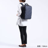 Mustash Rucksack 콧수염 Rucksack A4 B4 경량 대용량 2 층 사각형 MJT 코팅 폴리 캐주얼 통근 비즈니스 트립 남성 숙녀 MJT-4571