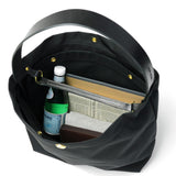 マリンデイ トートバッグ レディース A4 軽量 MARINEDAY ナイロン 2WAYトート バッグ 肩掛け 手持ち ハンドル レザー 大人 ブランド きれいめ 上品 おしゃれ 無地 日本製 2WAY 66NYLON×栃木レザー MINIFISH