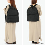 マリンデイ リュック レディース 大容量 通勤 MARINEDAY バッグ かわいい きれいめ おしゃれ シンプル カジュアル 無地 丈夫 大人 B4 A4 ナイロン 日本製 66NYLON×姫路レザー L-DAYPACK