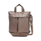 マリンデイ ヘルメットバッグ ミニ MARINEDAY バッグ 2WAY ショルダーバッグ 斜めがけバッグ トートバッグ 2WAYショルダーバッグ レディース 小さめ A4 ナイロン ショルダー 日本製 66NYLON×姫路レザー M-HELMET