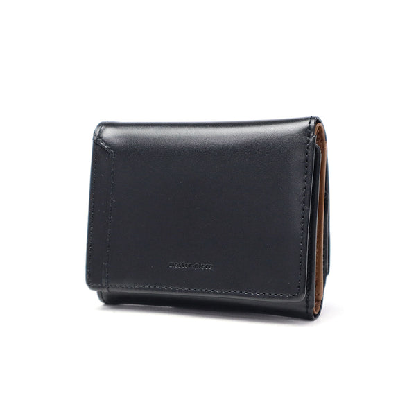 [Regular dealer] Masterpiece Wallet Men's Ladies Wallet Master-Piece Mold Wallet Brand Compact Leather Leather Leather Leather Black Mini Wallet Card Insert BOX Type Coin purse 30s Made in Japan NOTCH 223053