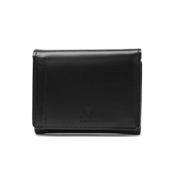 [Peniaga biasa] Karya Dompet Ladies Ladies Ladies Dompet Master-Piece Dompet Wallet Brand Compact Kulit Kulit Kulit Kulit Hitam Mini Dompet Kad Masukkan Kotak Jenis Koin Dompet 30s Dibuat di Jepun Notch 223053