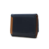 [Regular dealer] Masterpiece Wallet Men's Ladies Wallet Master-Piece Mold Wallet Brand Compact Leather Leather Leather Leather Black Mini Wallet Card Insert BOX Type Coin purse 30s Made in Japan NOTCH 223053