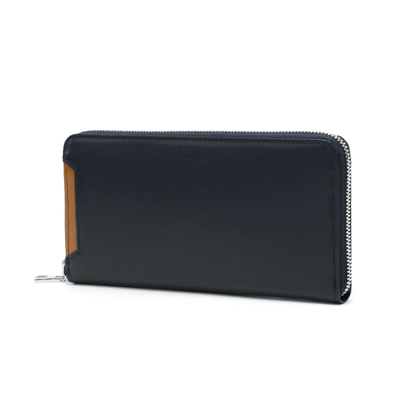 [Regular dealer] Masterpiece long wallet men's ladies brand large capacity MASTER-PIECE Wallet Round Fastener Leather Fashionable Fashionable Lightweight Black Genuine Leather 30s Made in Japan NOTCH 223050