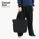 [Our shop limited model] [Regular dealer] Masterpiece tote bag Men's ladies zipper with master-pieCE bag tote commuting A4 business notebook PC nylon 2WAY GRIT 43214-G